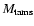 $M_{\rm tams}$