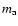 $m_{\rm a}$