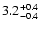 $\rm 3.2^{+0.4}_{-0.4}$