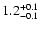 $\rm 1.2^{+0.1}_{-0.1}$