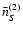 $\bar{n}^{(2)}_S$