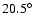 $20.5^\circ$