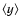 $\langle y \rangle$