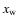 $x_{\rm w}$
