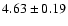 $4.63\pm0.19$