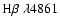 ${\rm H\beta~\lambda4861}$