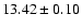 $13.42\pm0.10$