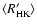 $\langle R'_{\rm HK}\rangle$