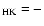 $_{\rm HK} = -$