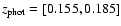 $z_{\rm phot}=[0.155,0.185]$