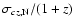 $\sigma_{cz,\rm N}/(1+z)$