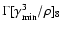 $\Gamma[\gamma_{\min}^3/\rho]_{8}$