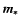 $\vec{m_*}$