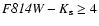 ${\it F814W}-K_{\rm s}\ge4$