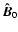 ${\vec{\hat B}}_{0}$