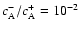 $ c_{\rm A}^-/c_{\rm A}^+=10^{-2}$