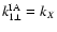 $k_{1\perp}^{\rm IA}=k_X$