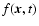 $ f(\vec{x},t)$