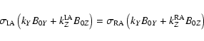 \begin{displaymath}
\sigma_{\rm IA}\left(k_Y B_{0Y} + k_Z^{\rm IA} B_{0Z}\right) =
\sigma_{\rm RA}\left(k_Y B_{0Y} + k_Z^{\rm RA} B_{0Z}\right)
\end{displaymath}