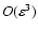 $O(\varepsilon^3)$