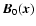 $\vec{B}_0(\vec{x})$