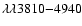 $\lambda\lambda3810{-}4940$