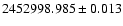 $2452998.985\pm0.013$