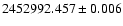 $2452992.457\pm0.006$