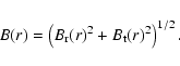 \begin{displaymath}B(r) = \left( B_{\rm r}(r)^2 + B_{\rm t}(r)^2 \right)^{1/2}.
\end{displaymath}