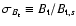 $\sigma_{B_{\rm t}}
\equiv B_{\rm t}/B_{{\rm t},s}$