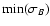 $\min(\sigma_{B})$
