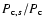 $P_{{\rm c},s}/P_{{\rm c}}$