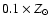 $0.1\times Z_\odot$