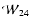 ${\cal W}_{24}$