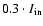 $0.3 \cdot I_{\rm in}$