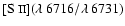 $[\mbox{S {\sc ii}}](\lambda~6716/\lambda~6731)$