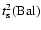 $t^{2}_{\rm s}(\rm Bal)$