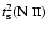 $t^{2}_{\rm s}(\mbox{N {\sc ii}}) $