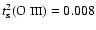 $t_{\rm s}^{2}(\mbox{\mbox{O {\sc iii}}})= 0.008$