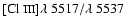 $[\mbox{\mbox{Cl {\sc iii}}}]\lambda~5517/\lambda~5537$