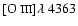 $[\mbox{O {\sc iii}}] \lambda~4363 $