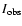 $I_{\rm obs}$