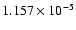 $1.157\times
10^{-5}$