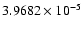 $3.9682\times
10^{-5}$