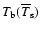 $T_{\rm b}(\overline{T}_{\rm s})$