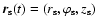 $\vec{r}_{{\rm s}}(t) =
(r_{\rm s}, \varphi_{\rm s}, z_{\rm s})$