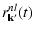 $\displaystyle r_{\rm {\bf k'}}^{nl}(t)$