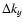 $\Delta k_{y}$