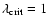 $\lambda_{\rm crit} =1$