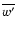 $\overline{w'}$